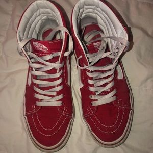 Vans SK8-Hi Classic Old School in Red